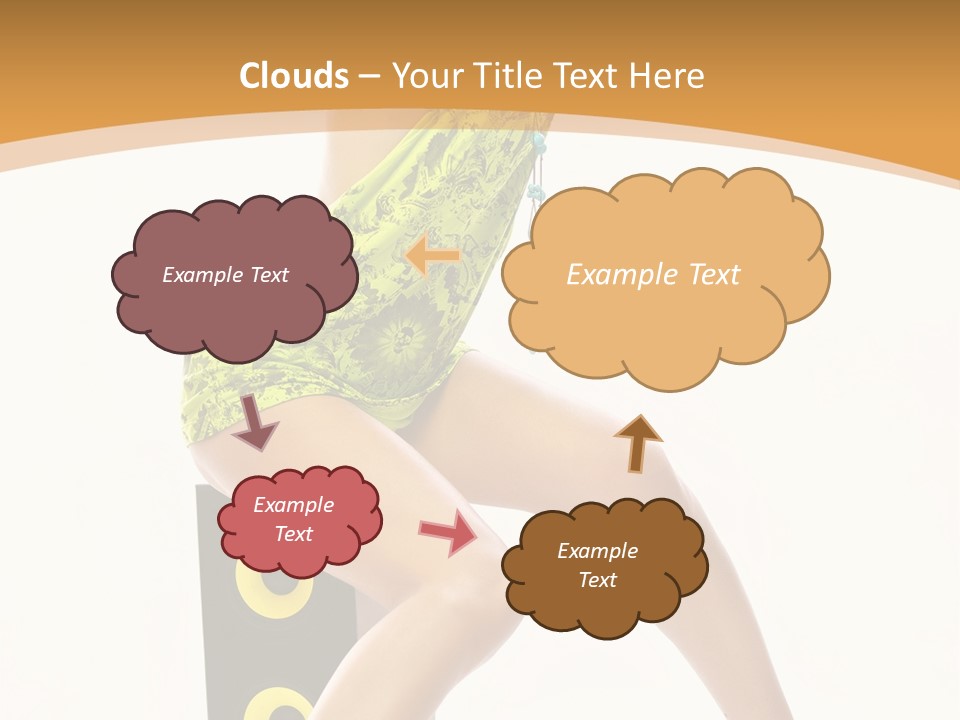 Sexual Green Sits PowerPoint Template
