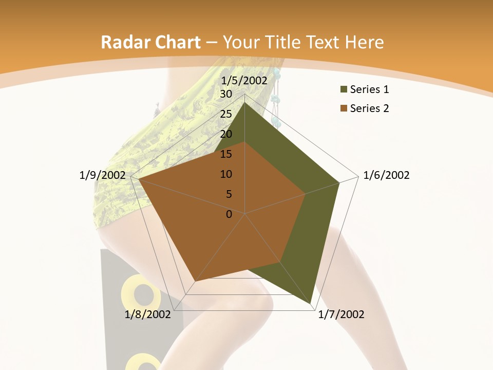 Sexual Green Sits PowerPoint Template