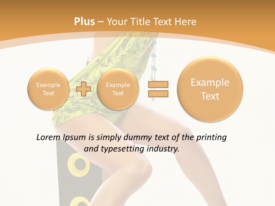 Sexual Green Sits PowerPoint Template