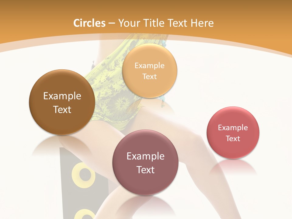 Sexual Green Sits PowerPoint Template