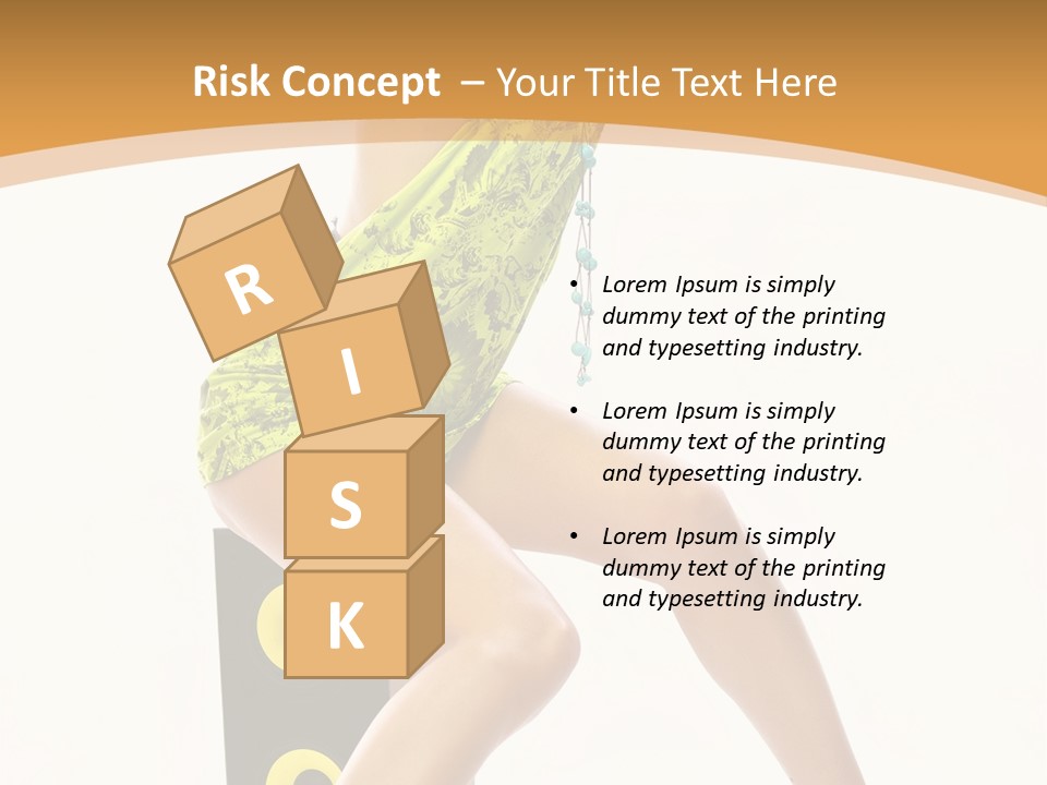 Sexual Green Sits PowerPoint Template