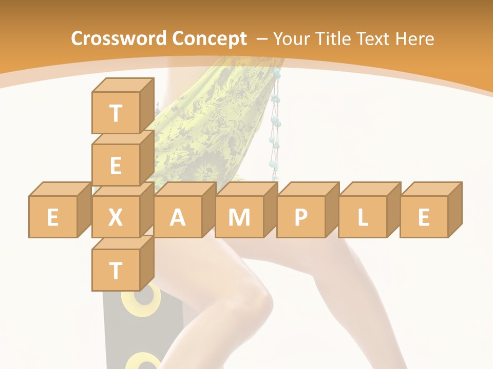 Sexual Green Sits PowerPoint Template