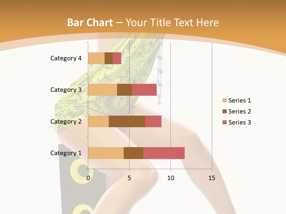 Sexual Green Sits PowerPoint Template