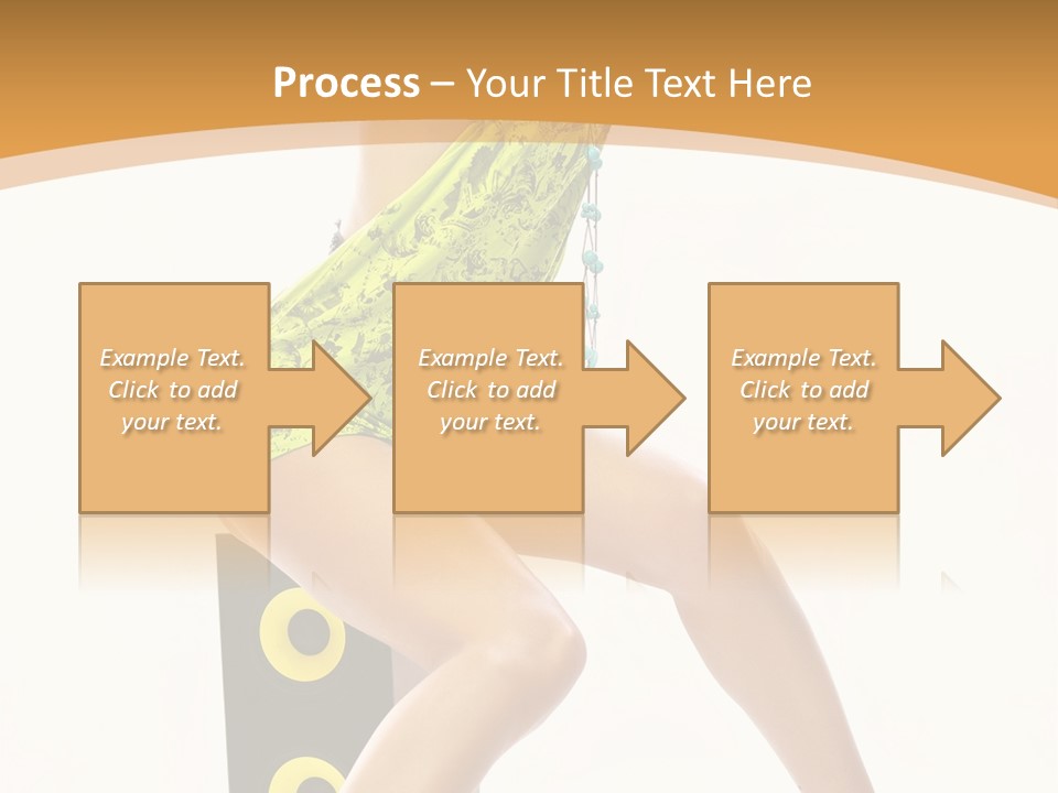 Sexual Green Sits PowerPoint Template