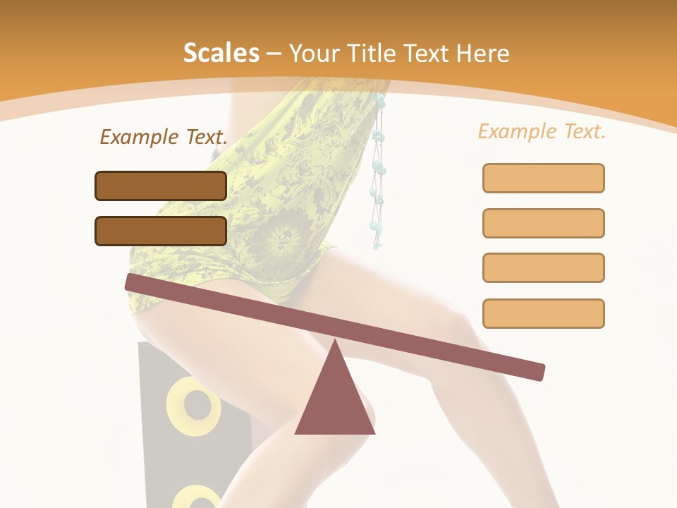 Sexual Green Sits PowerPoint Template