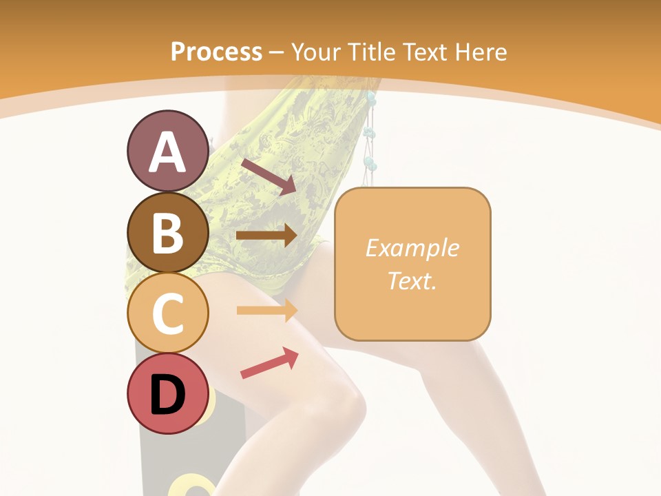 Sexual Green Sits PowerPoint Template