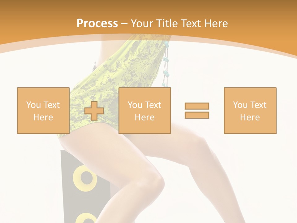 Sexual Green Sits PowerPoint Template