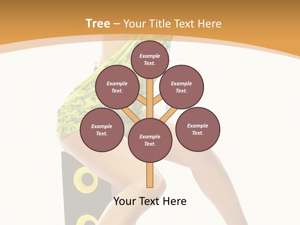 Sexual Green Sits PowerPoint Template