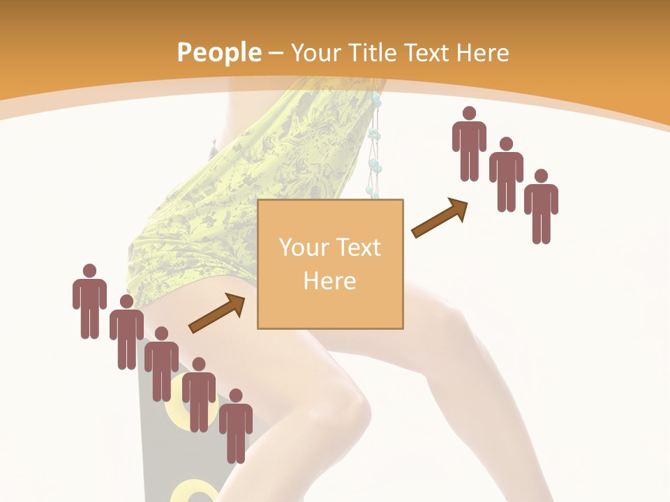 Sexual Green Sits PowerPoint Template