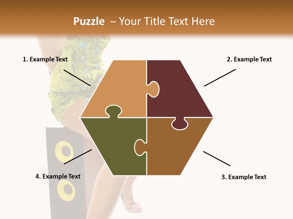 Attractive Music Hear PowerPoint Template