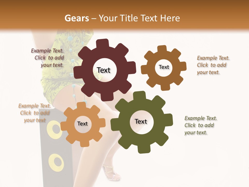 Attractive Music Hear PowerPoint Template