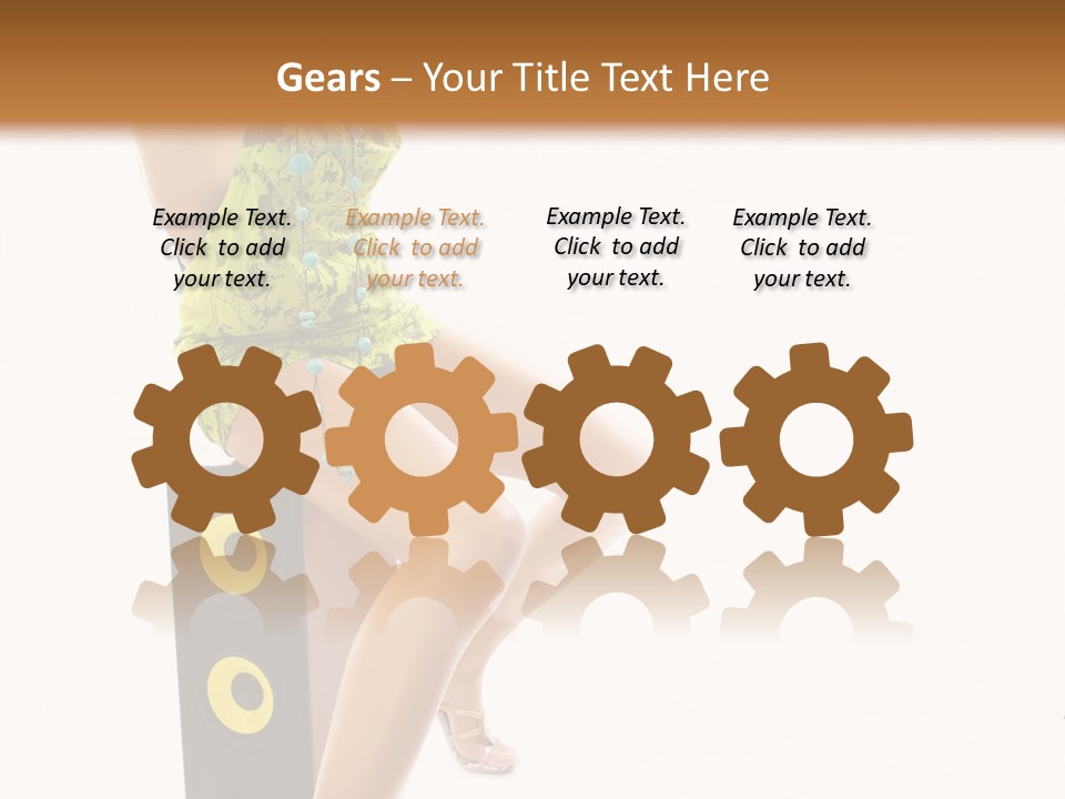 Attractive Music Hear PowerPoint Template