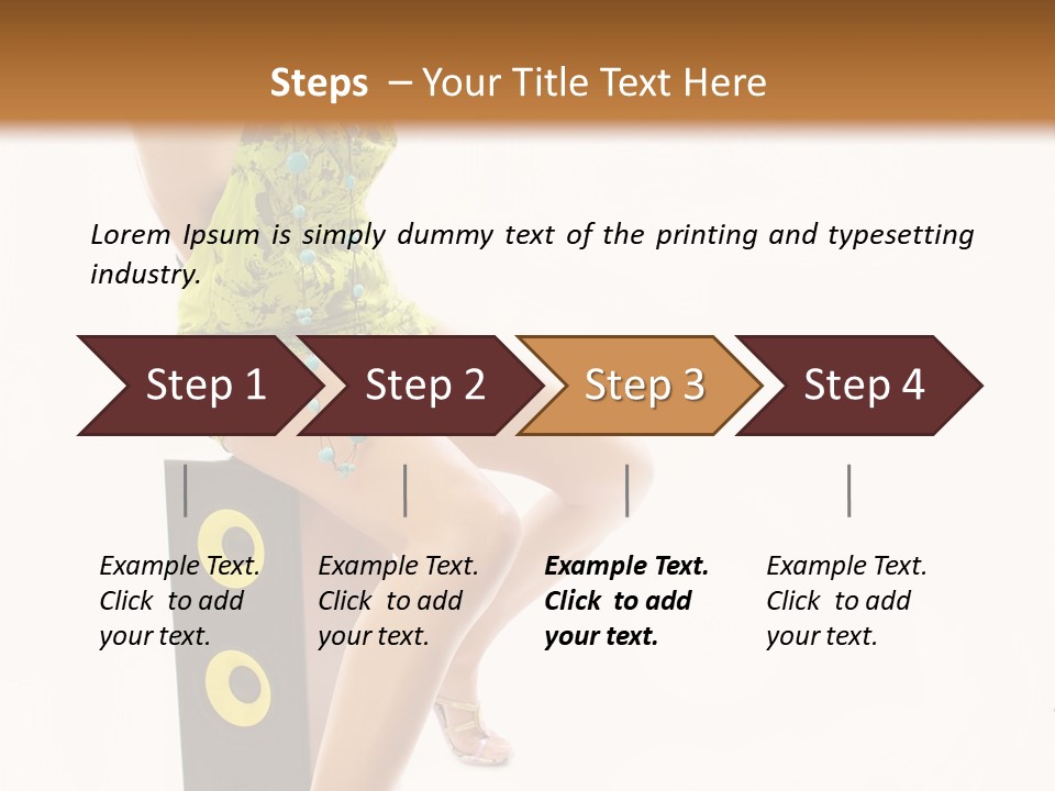 Attractive Music Hear PowerPoint Template