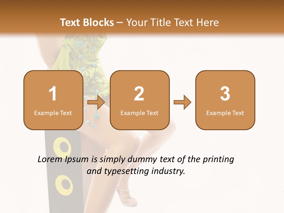 Attractive Music Hear PowerPoint Template