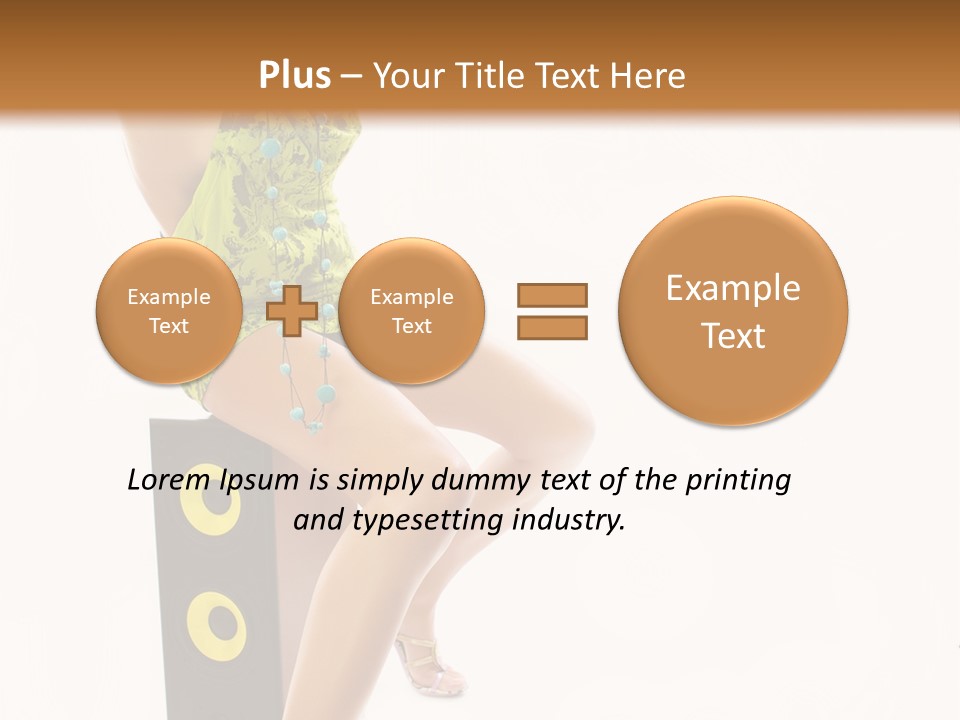 Attractive Music Hear PowerPoint Template