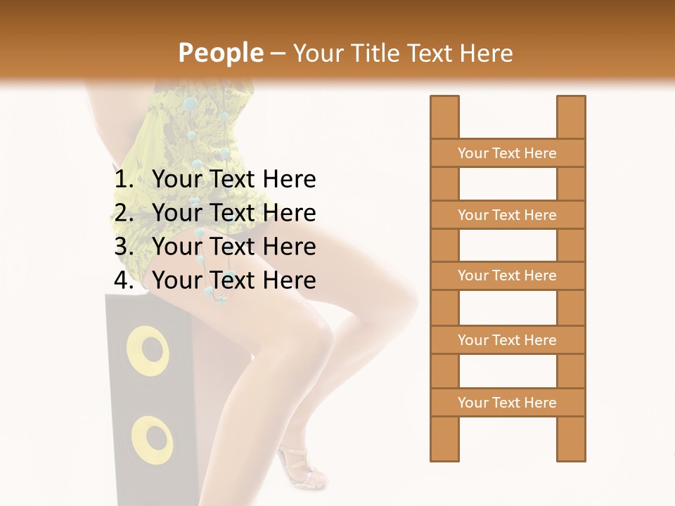 Attractive Music Hear PowerPoint Template