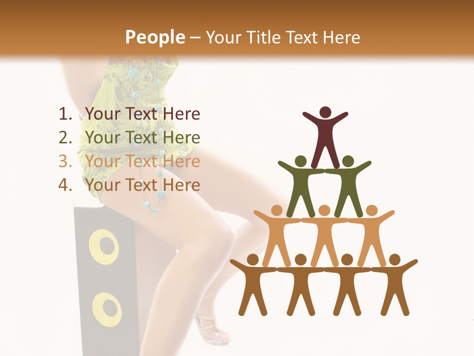 Attractive Music Hear PowerPoint Template