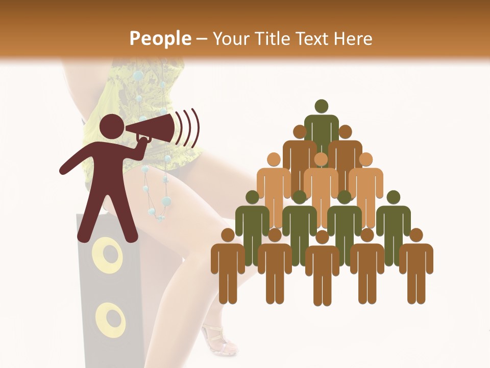 Attractive Music Hear PowerPoint Template