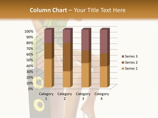 Young Face Green PowerPoint Template