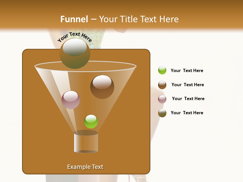Young Face Green PowerPoint Template