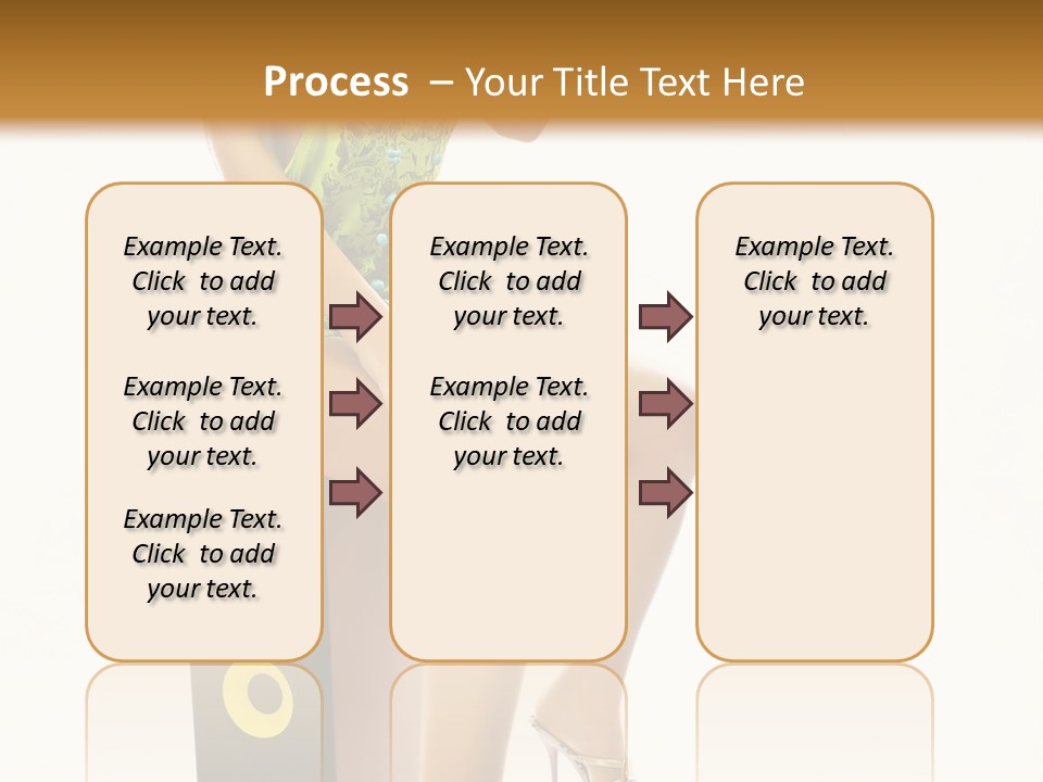 Young Face Green PowerPoint Template