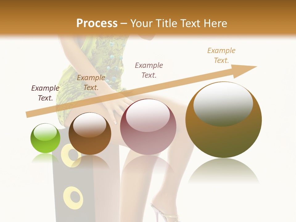 Young Face Green PowerPoint Template