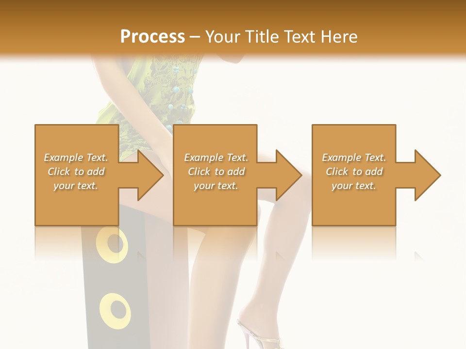 Young Face Green PowerPoint Template