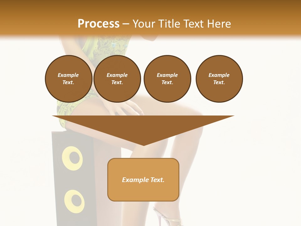 Young Face Green PowerPoint Template