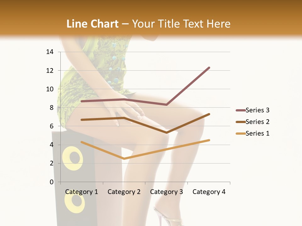 Young Face Green PowerPoint Template