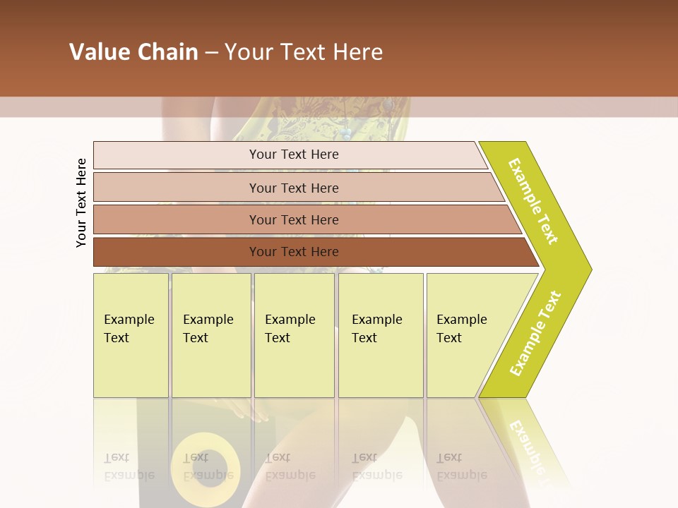 Young Model Girl PowerPoint Template