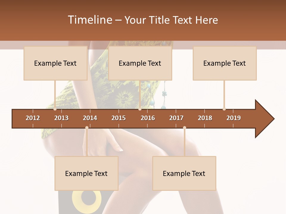 Young Model Girl PowerPoint Template