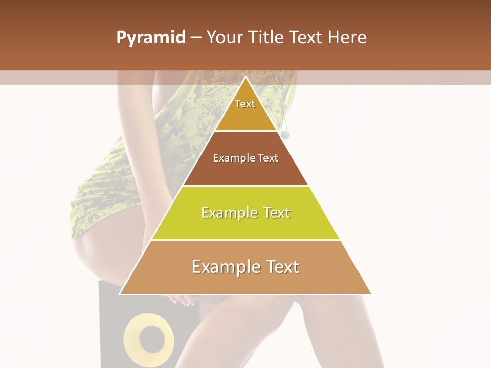 Young Model Girl PowerPoint Template