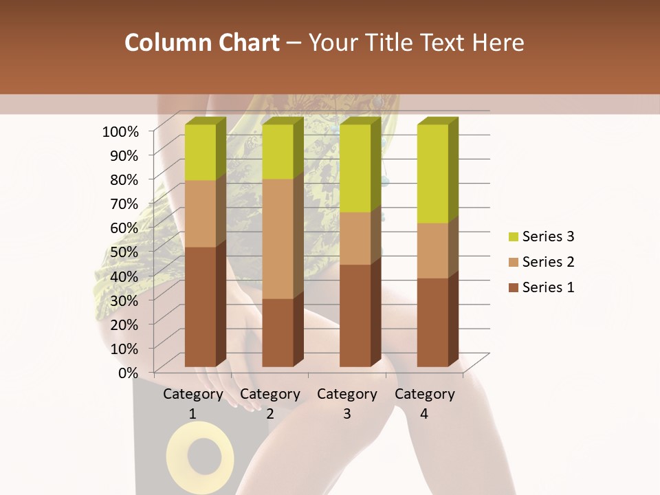 Young Model Girl PowerPoint Template
