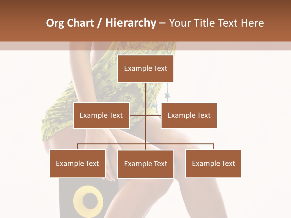 Young Model Girl PowerPoint Template