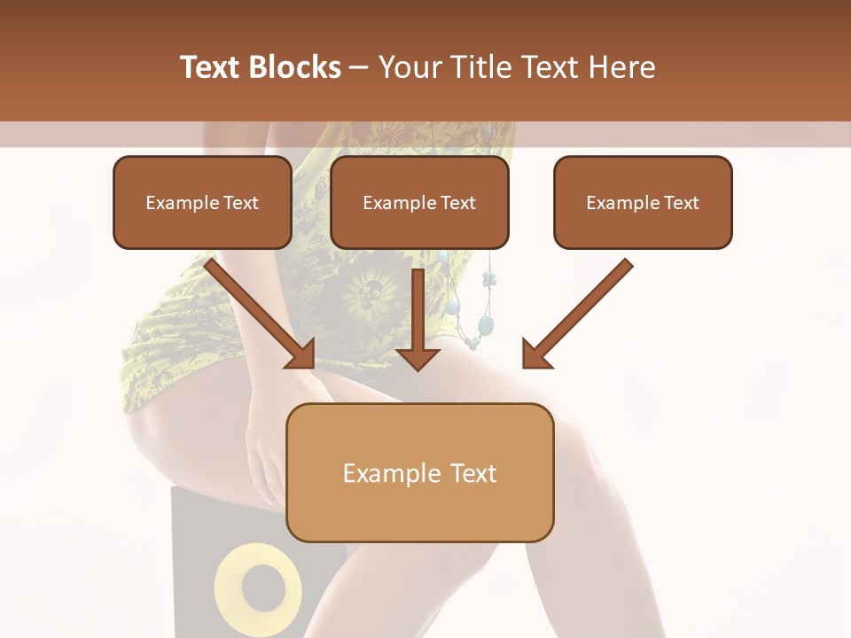 Young Model Girl PowerPoint Template