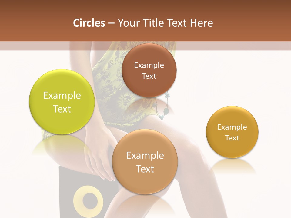 Young Model Girl PowerPoint Template