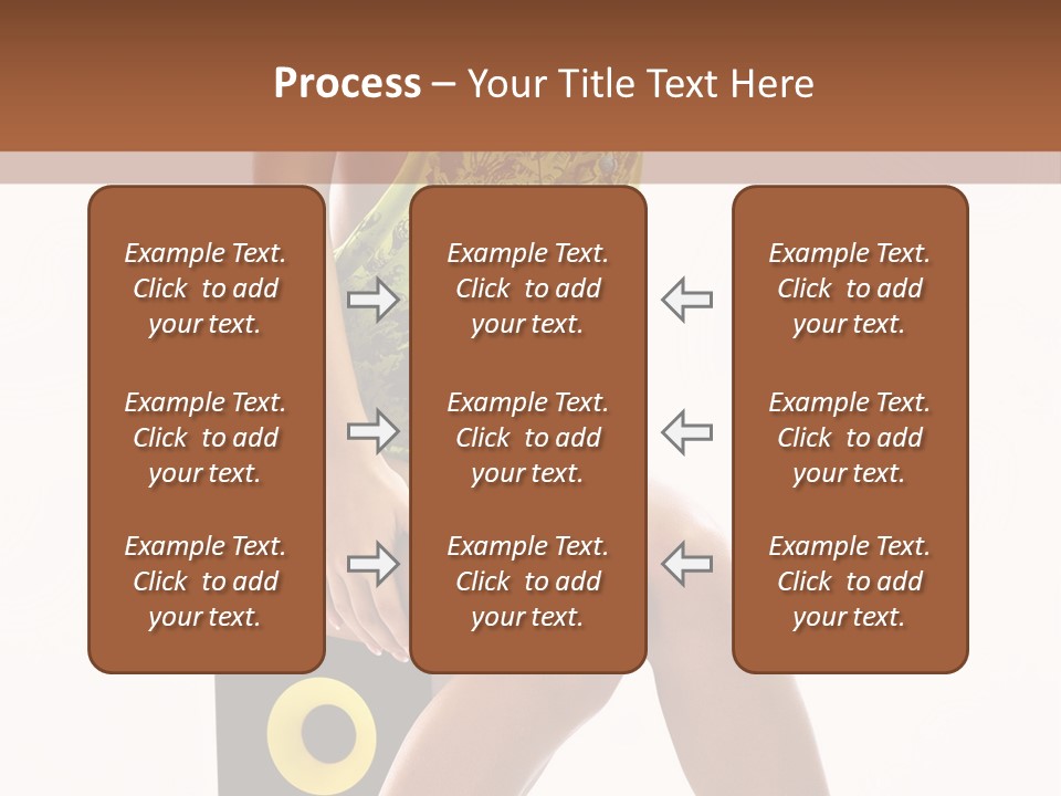 Young Model Girl PowerPoint Template