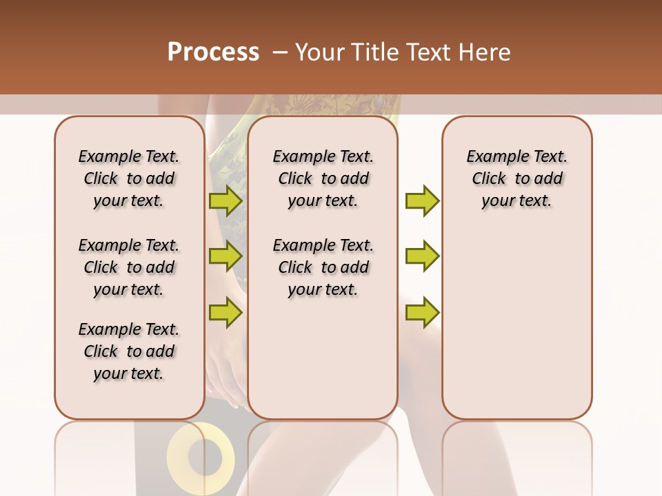 Young Model Girl PowerPoint Template