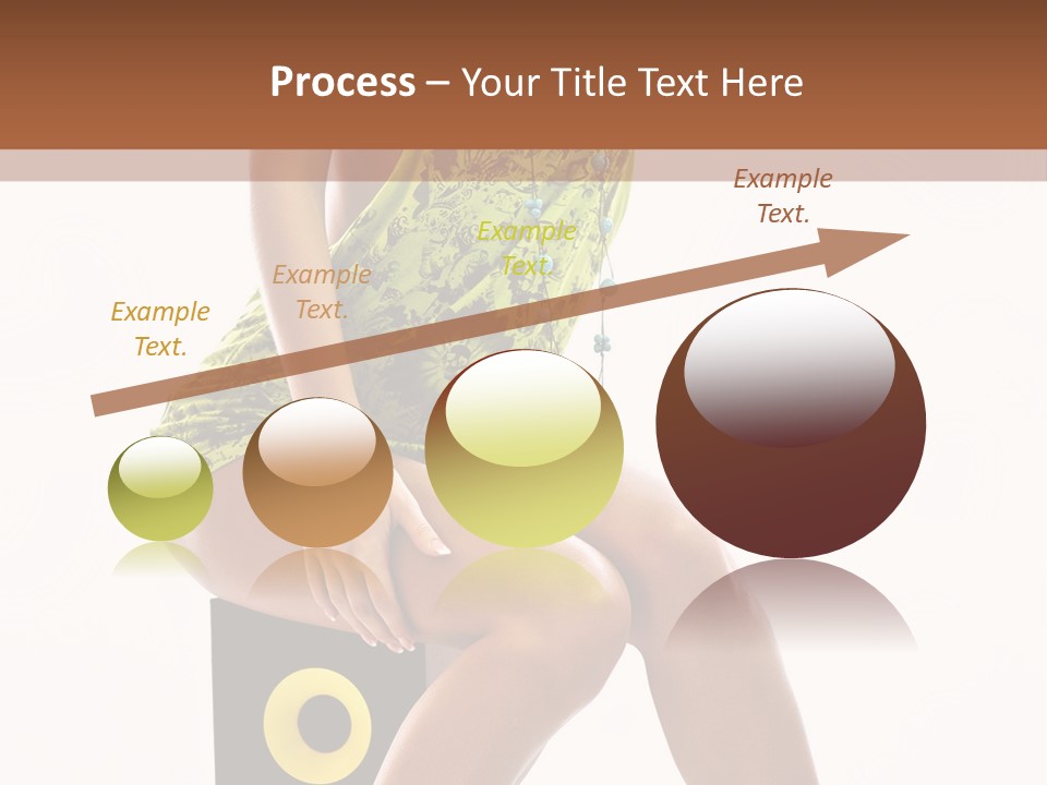 Young Model Girl PowerPoint Template