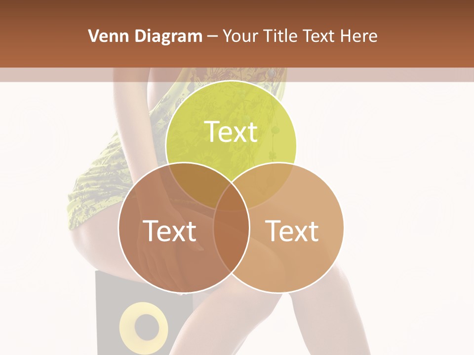 Young Model Girl PowerPoint Template