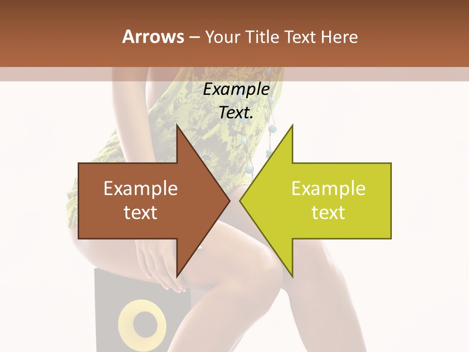Young Model Girl PowerPoint Template