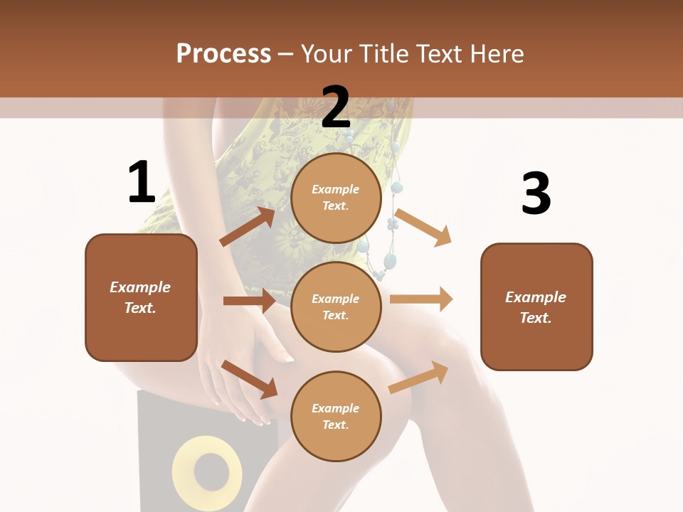 Young Model Girl PowerPoint Template