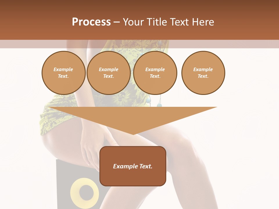 Young Model Girl PowerPoint Template