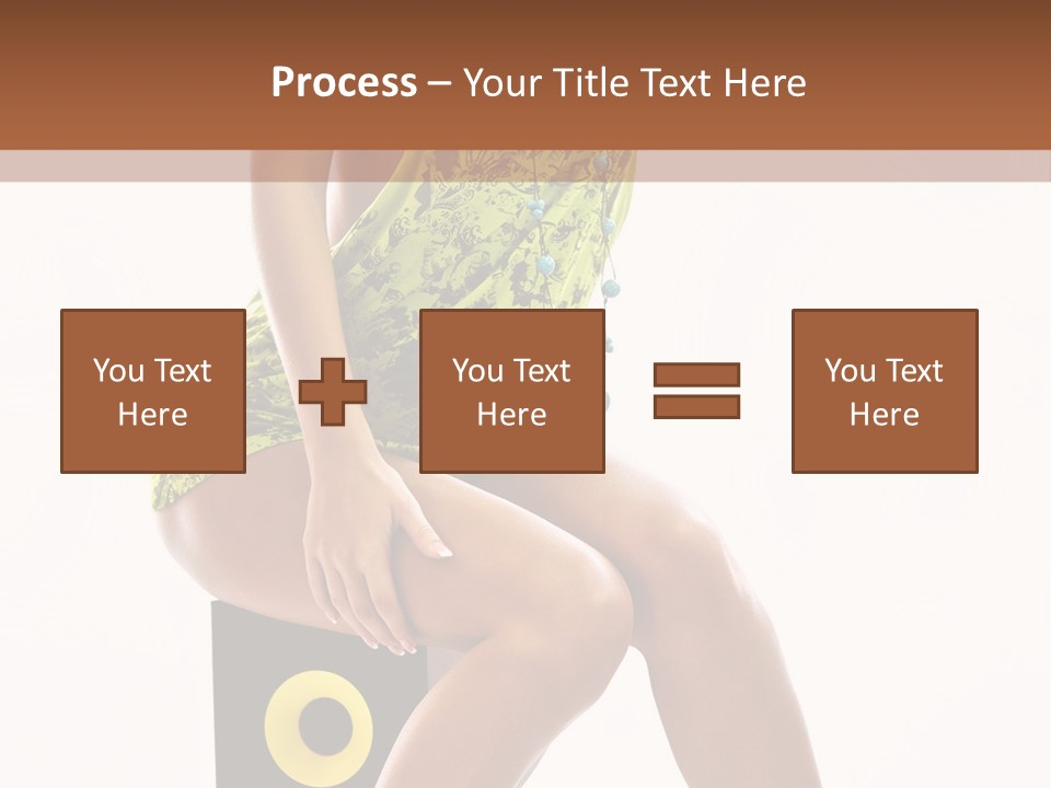Young Model Girl PowerPoint Template