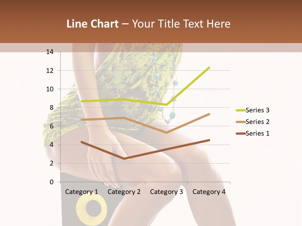Young Model Girl PowerPoint Template