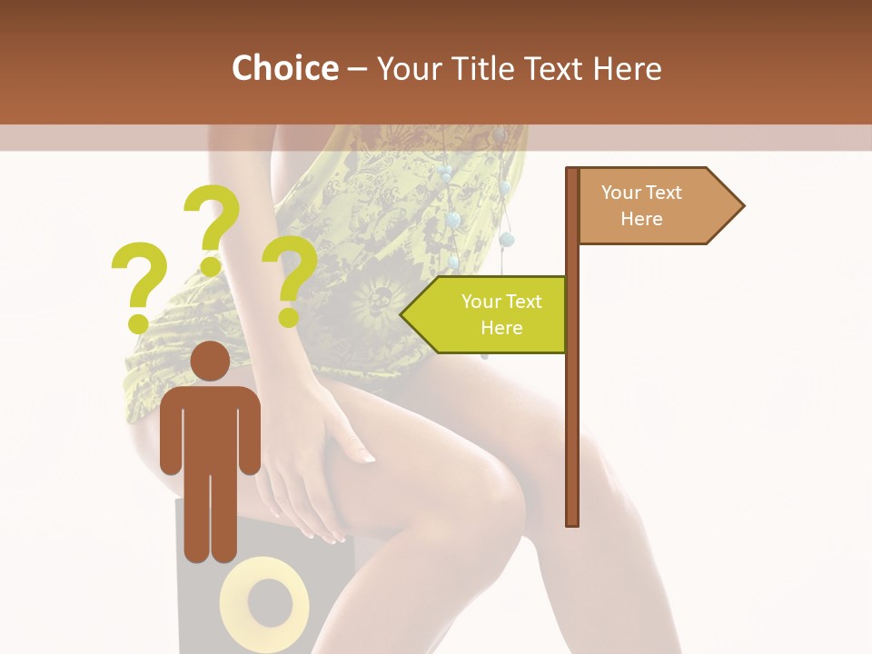 Young Model Girl PowerPoint Template