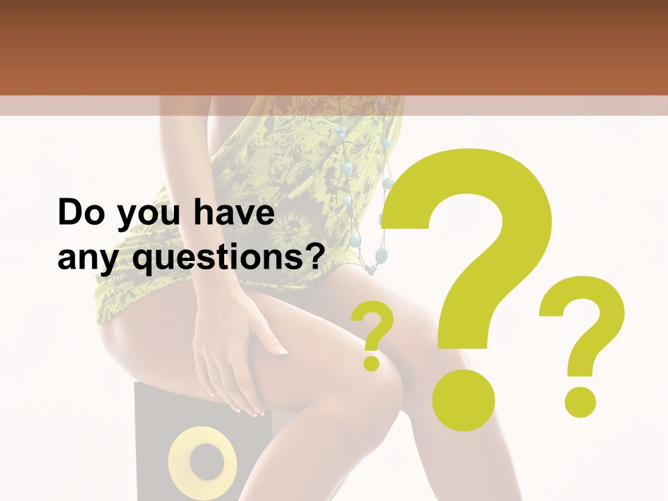 Young Model Girl PowerPoint Template