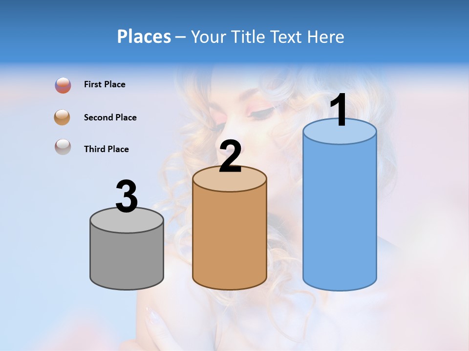 Young Red Hand PowerPoint Template