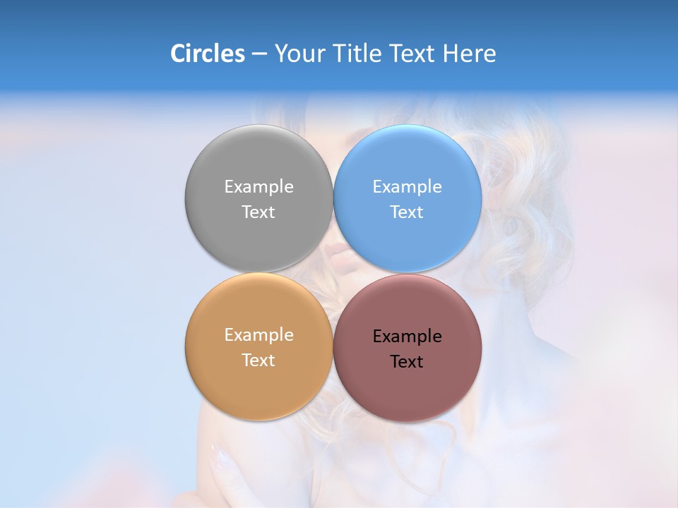 Young Red Hand PowerPoint Template