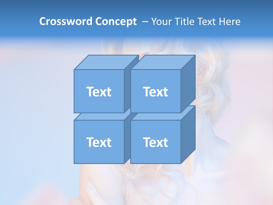 Young Red Hand PowerPoint Template